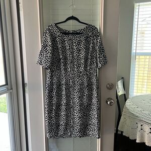Talbots Women’s Dress 14 Animal Print
